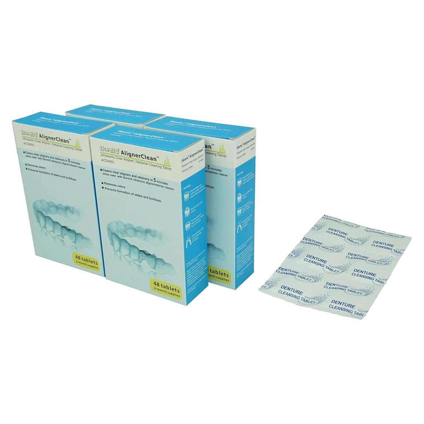 Tabletas de limpieza ultrasónica iSonic CTAR01x4 - 48 unidades