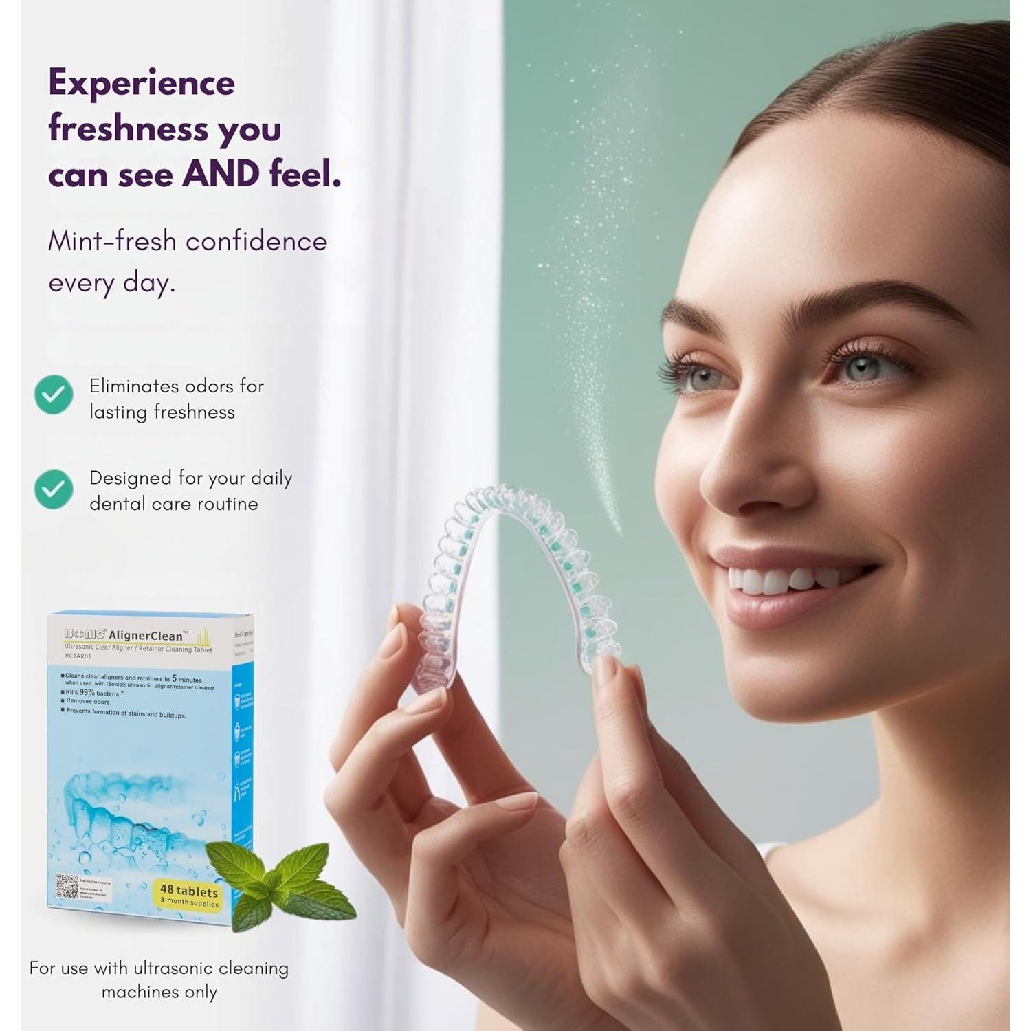 Tabletas de limpieza ultrasónica iSonic CTAR01x4 - 48 unidades