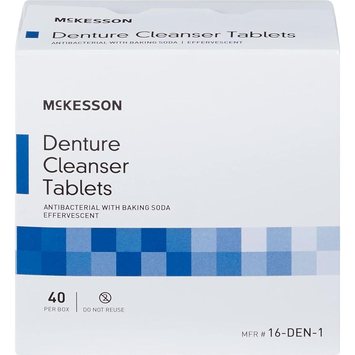 Tabletas Limpiadoras de Dentaduras McKesson con Bicarbonato