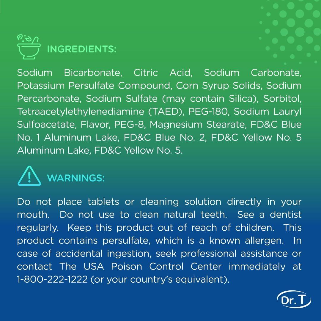 Limpiador de Dentaduras Victadent 80 Tabletas 170g