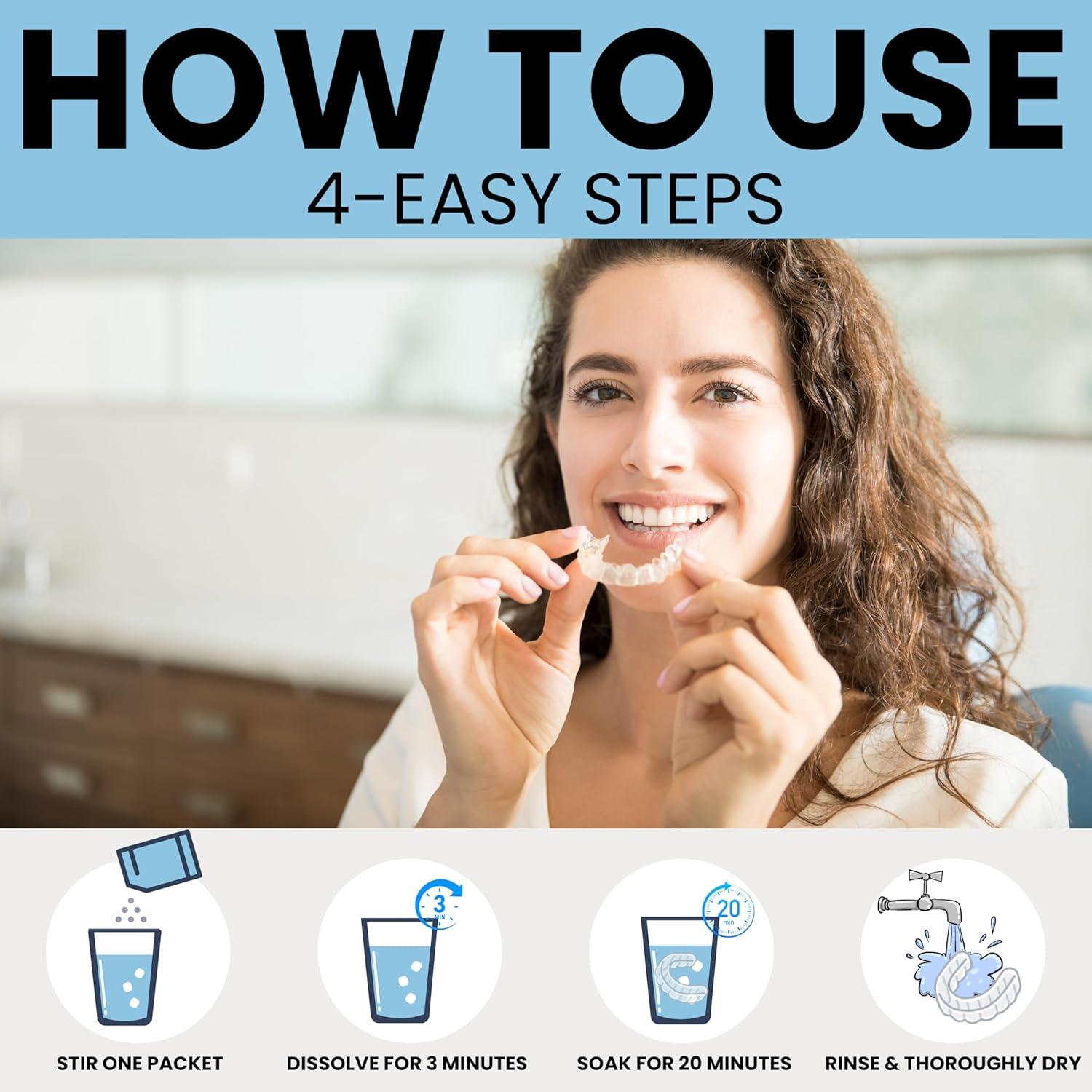 Limpiador de Retenedores SmileAgain - 90-120 Limpiezas Menta