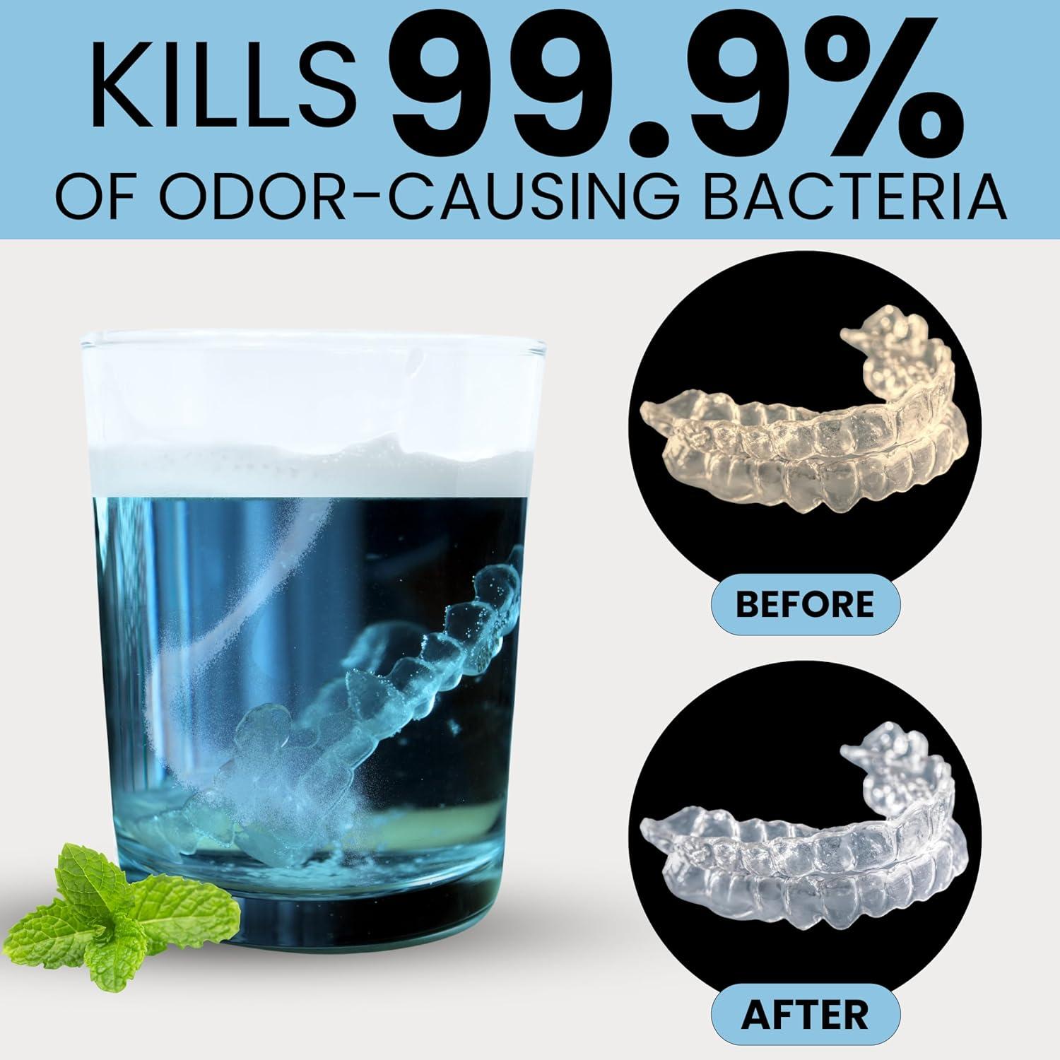 Limpiador de Retenedores SmileAgain - 90-120 Limpiezas Menta