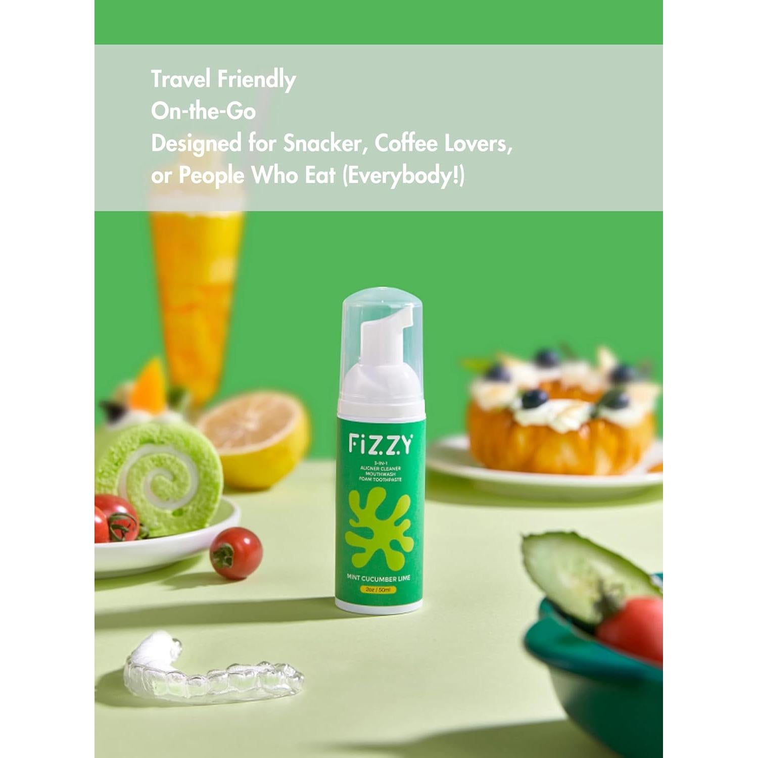 Limpiador Espumoso 3-en-1 Fizzy Menta Pepino 60ml