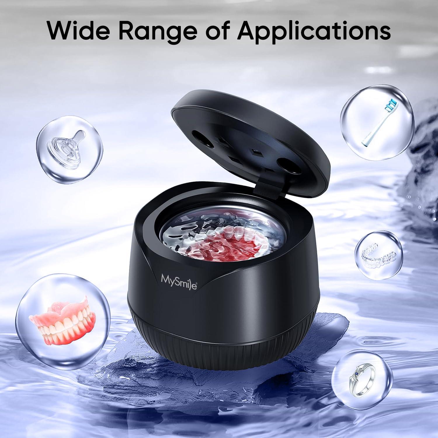 Limpiador Ultrasonico de Retenedores MySmile 200ML con Luz UV