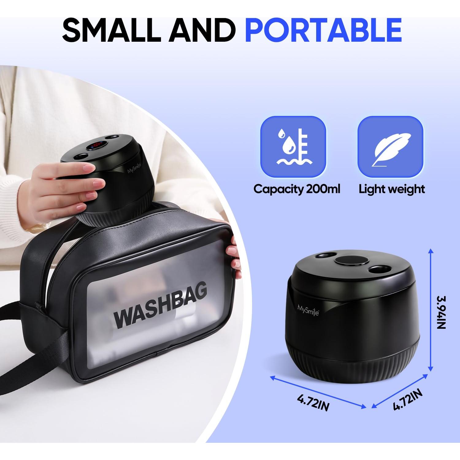 Limpiador Ultrasonico de Retenedores MySmile 200ML con Luz UV