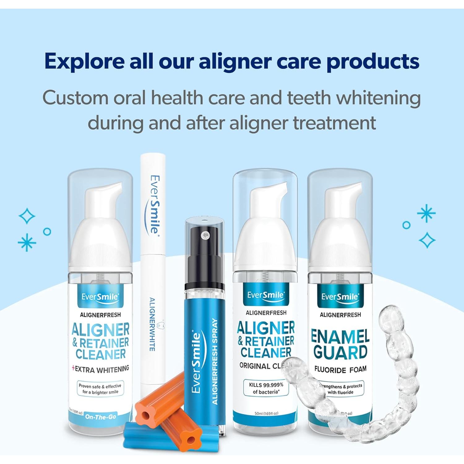 Spray Limpiador AlignerFresh EverSmile 10ml - Menta, 2 Paquetes