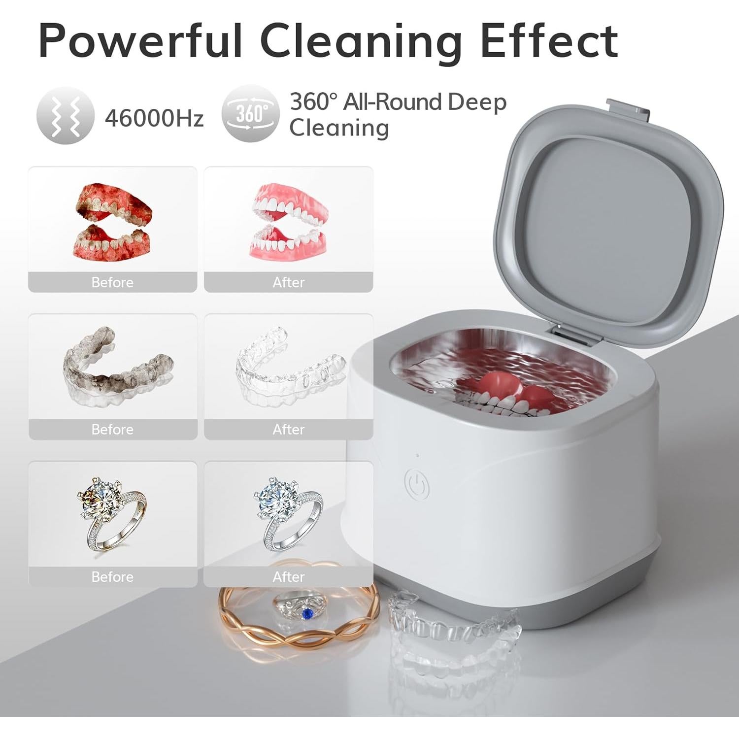 ROLWAY Limpiador Ultrasonido de Retenedores 220ML Blanco