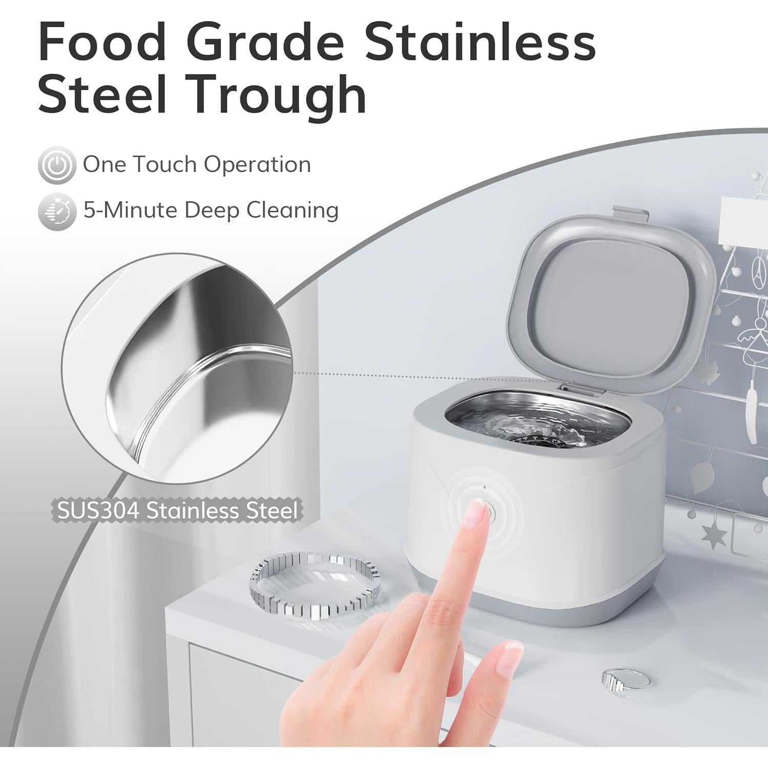 ROLWAY Limpiador Ultrasonido de Retenedores 220ML Blanco