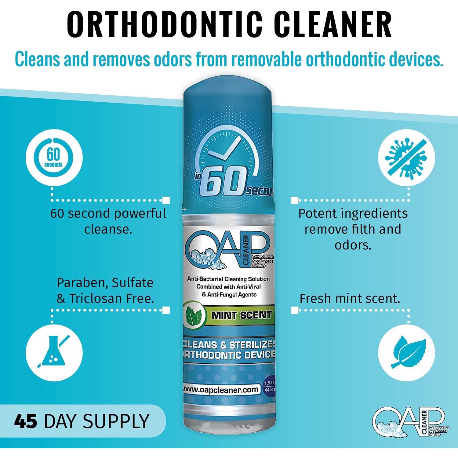 Limpiador OAP Espuma 44.3ml - Limpia Aparatos Dentales