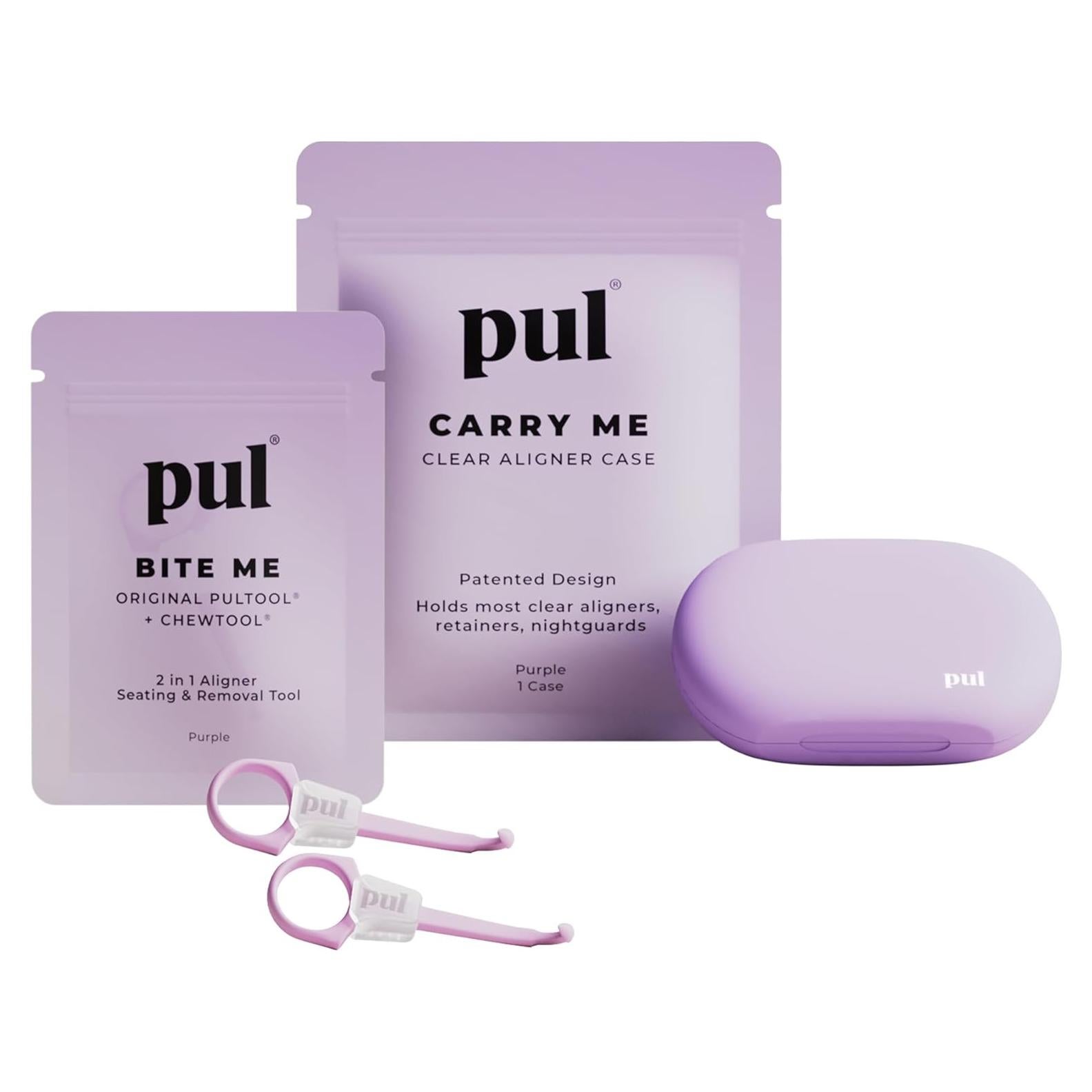 Kit PUL Aligner Care - Estuche Morado + Herramienta 2-en-1