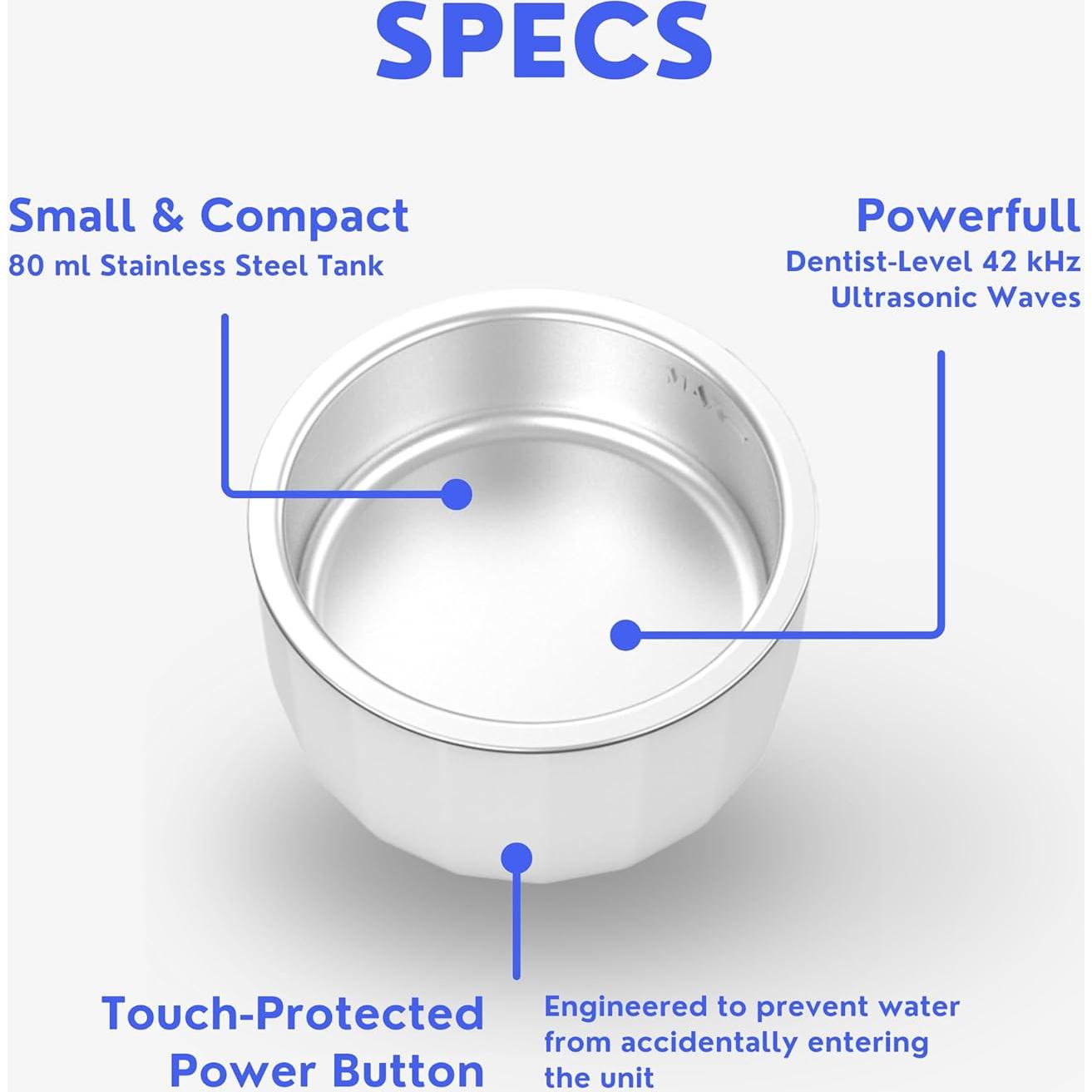 Limpiadora Ultrasónica Dental Hello Bright - 3 y 6 Minutos