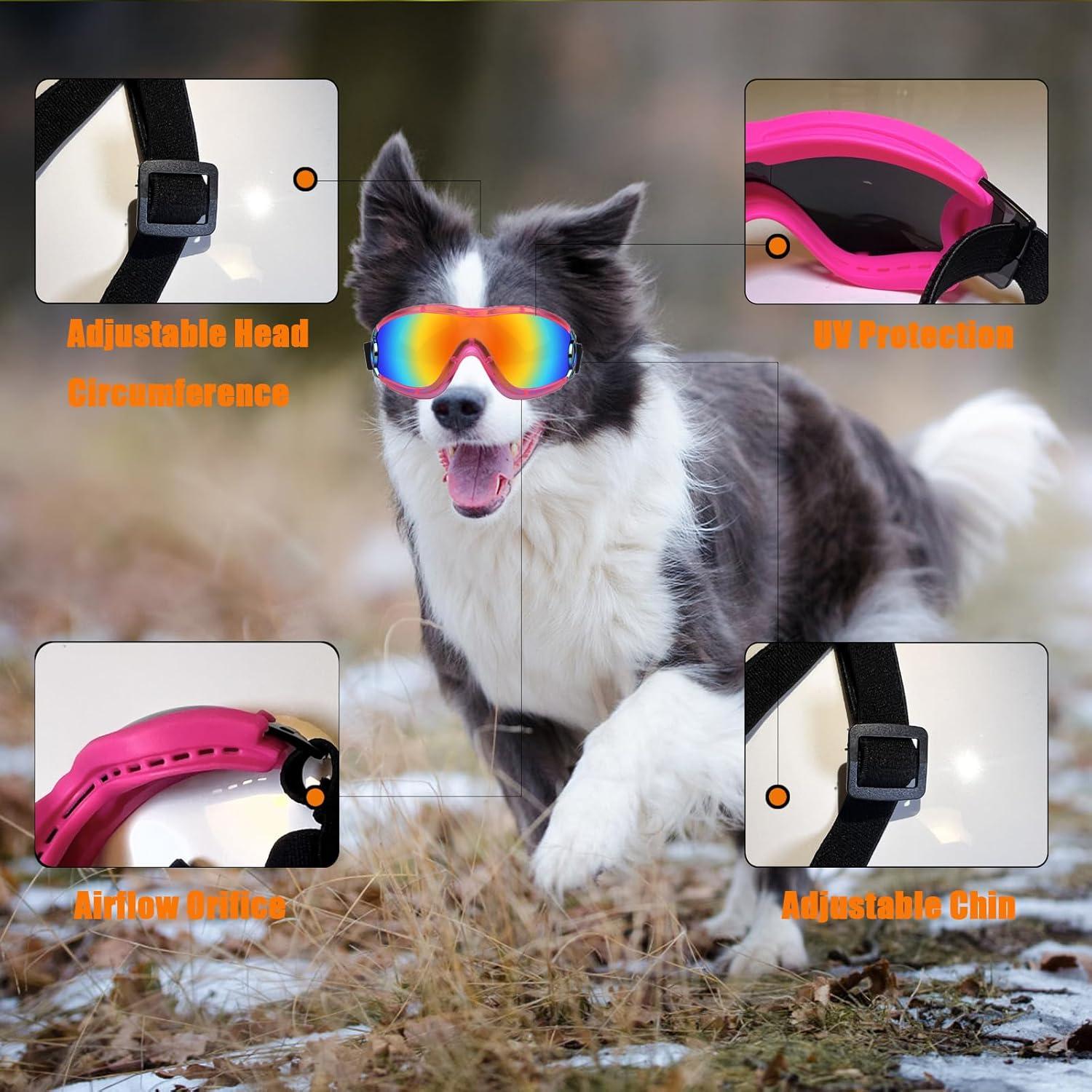 Gafas de sol para perros Mitubati UV protección viento polvo