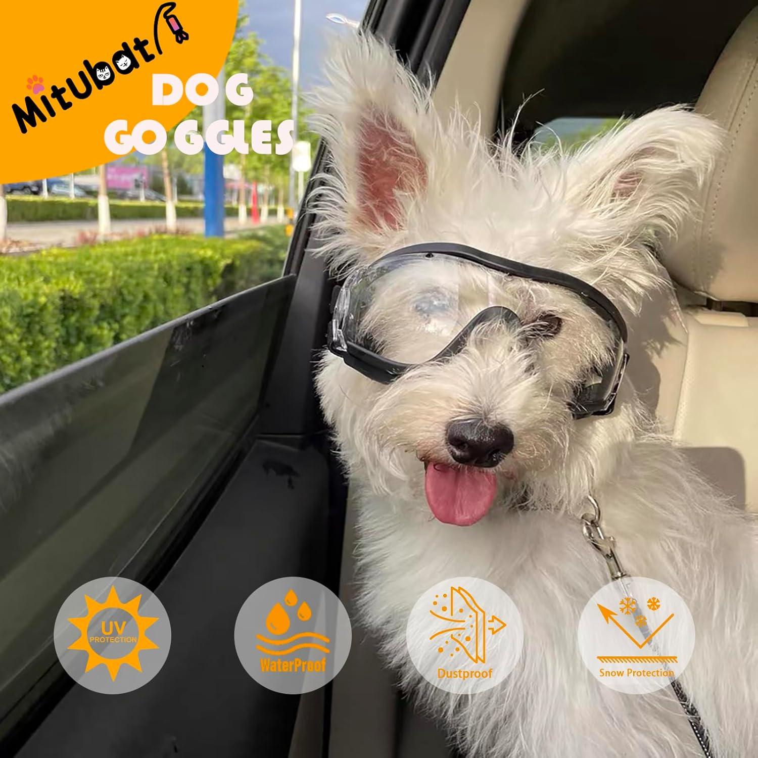 Gafas de sol para perros Mitubati UV protección viento polvo