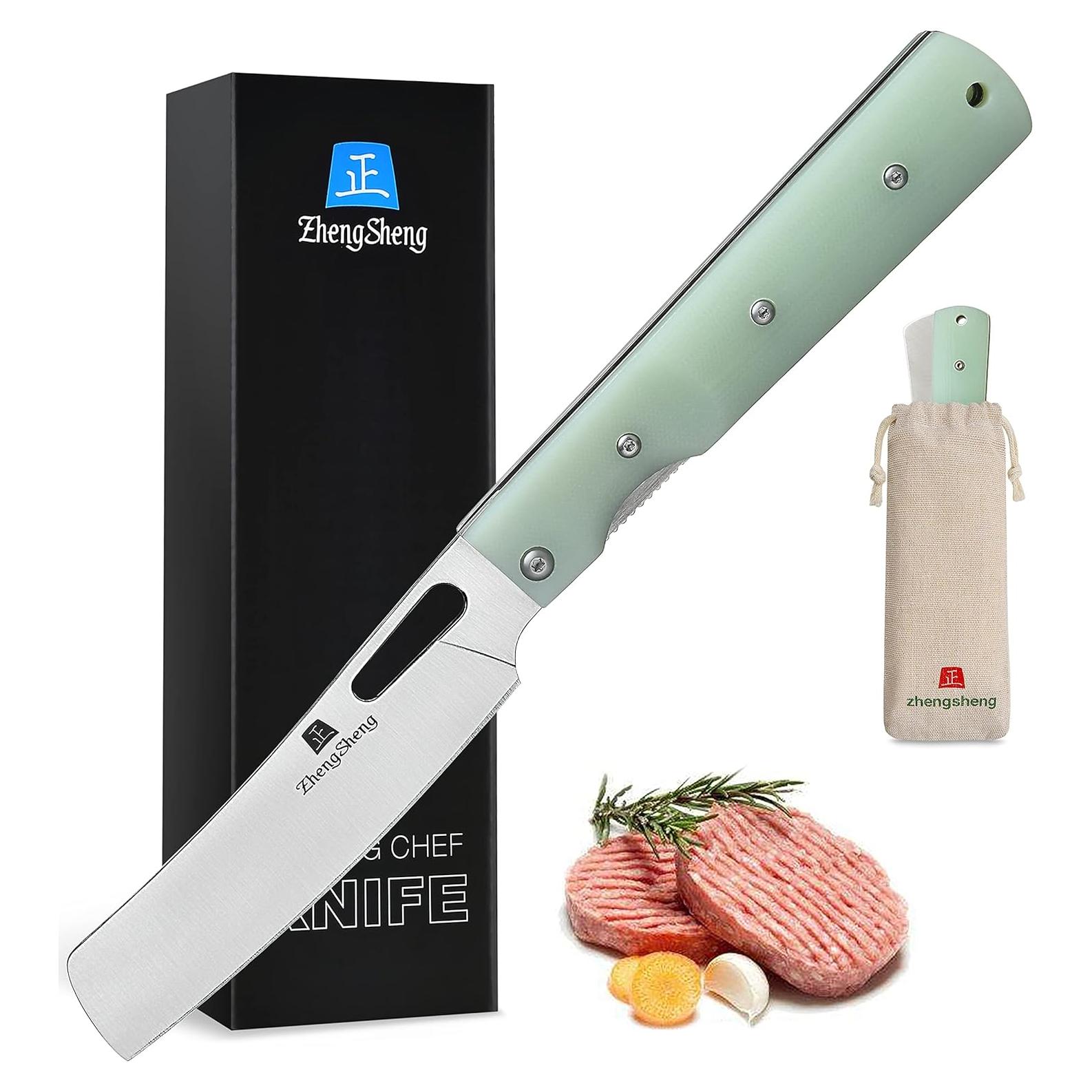 Cuchillo de Chef Plegable ZhengSheng 12.19 cm Acero Inoxidable