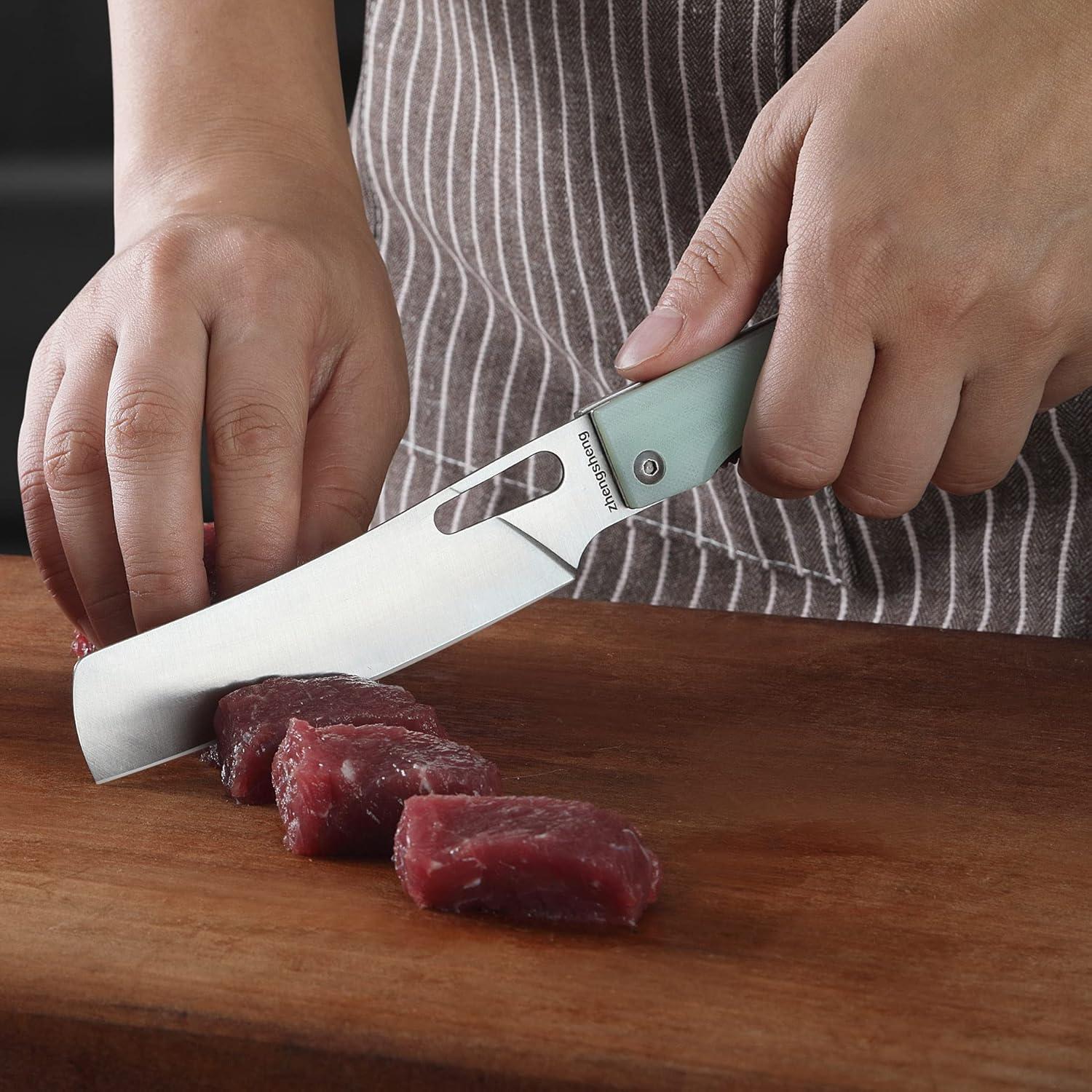 Cuchillo de Chef Plegable ZhengSheng 12.19 cm Acero Inoxidable