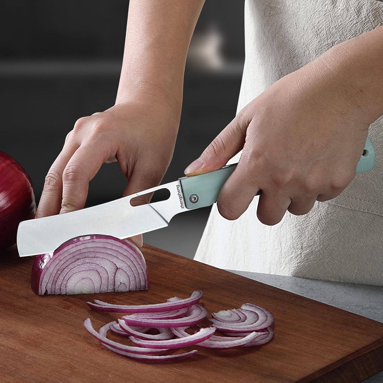 Cuchillo de Chef Plegable ZhengSheng 12.19 cm Acero Inoxidable