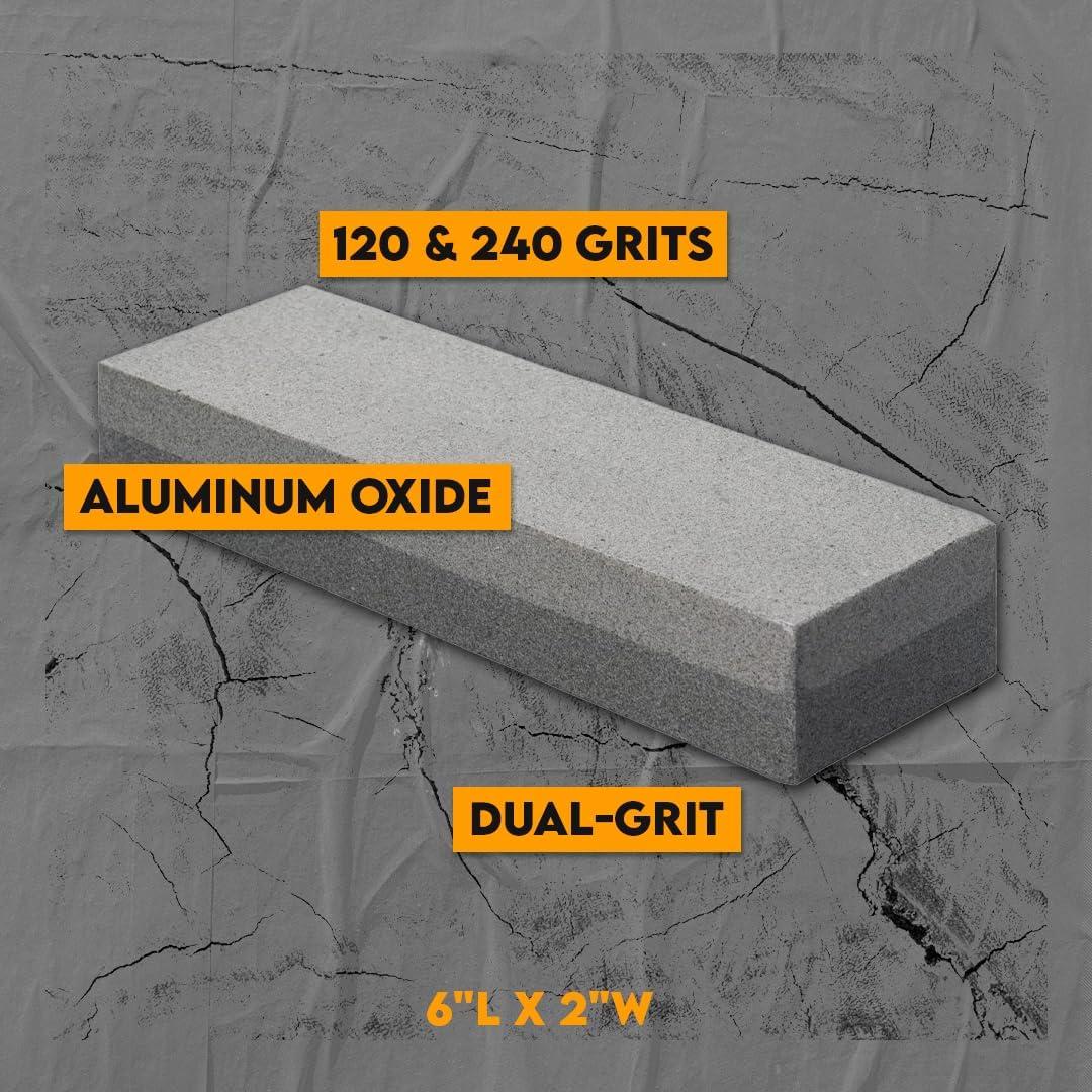 Piedra de Afilar Doble Grano SE 15.24 cm Grano 120 y 240