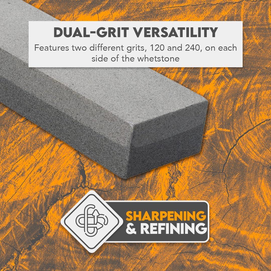 Piedra de Afilar Doble Grano SE 15.24 cm Grano 120 y 240