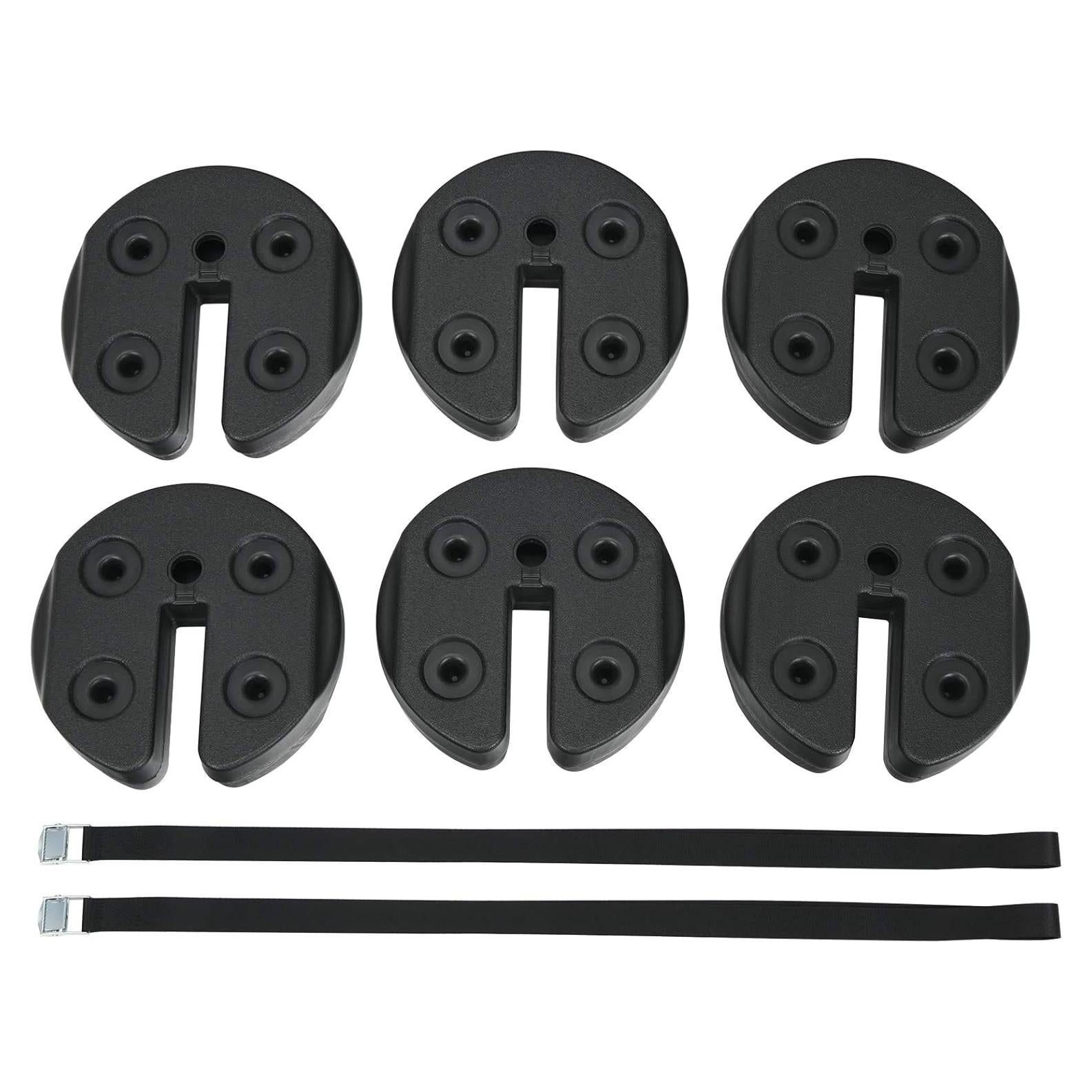 Conjunto de 6 Pesas para Carpa Tangkula 13.6 kg Fáciles de Usar