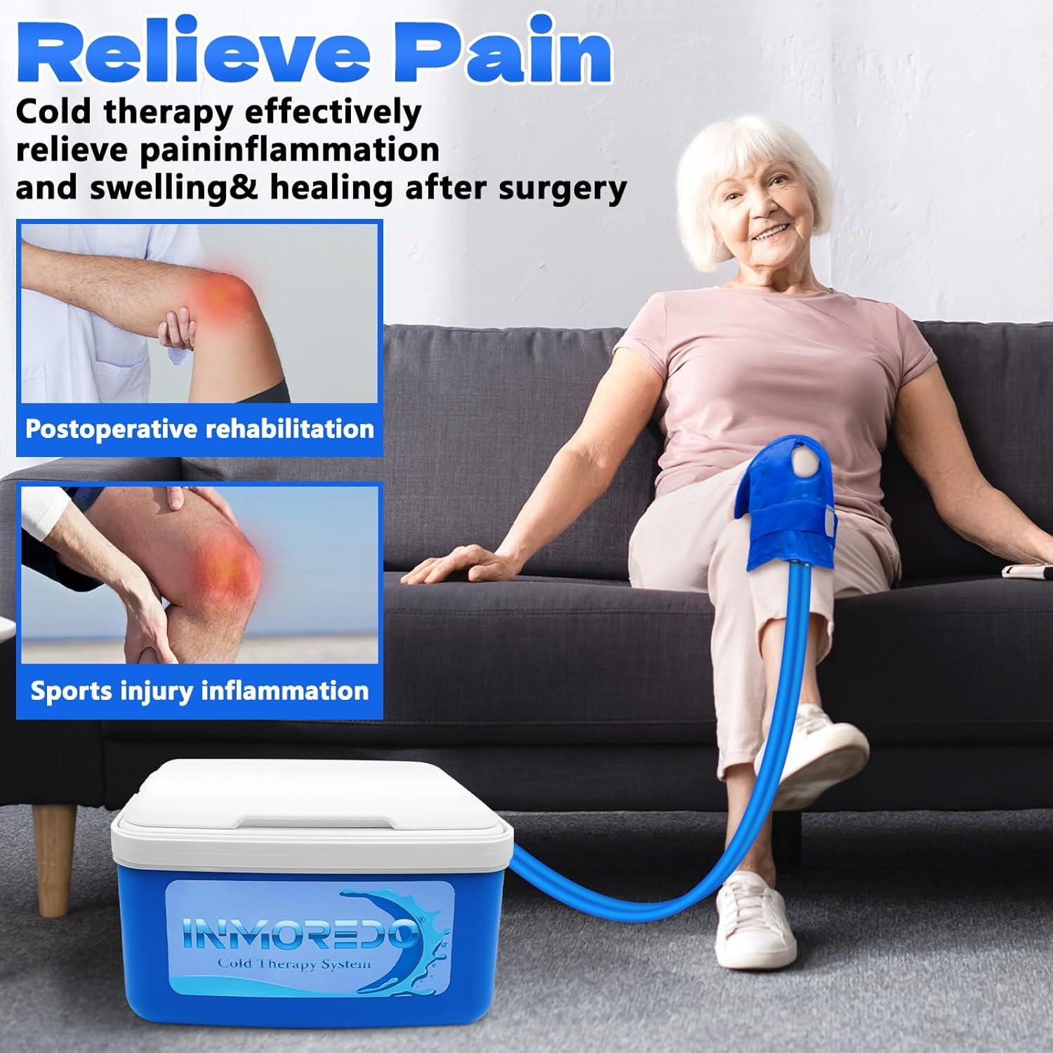 Máquina de Hielo Inmoredo para Rodilla - Terapia Fría Programable