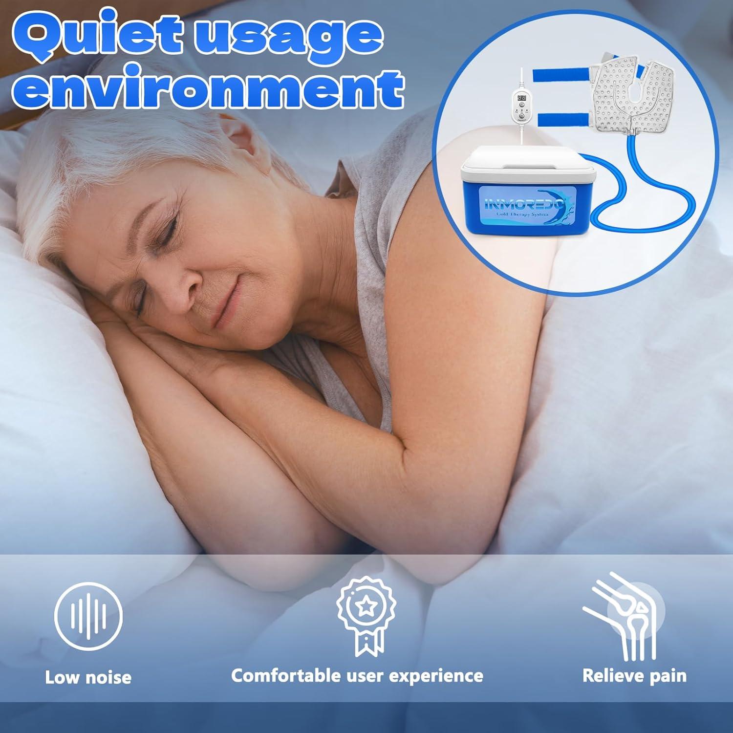 Máquina de Hielo Inmoredo para Rodilla - Terapia Fría Programable