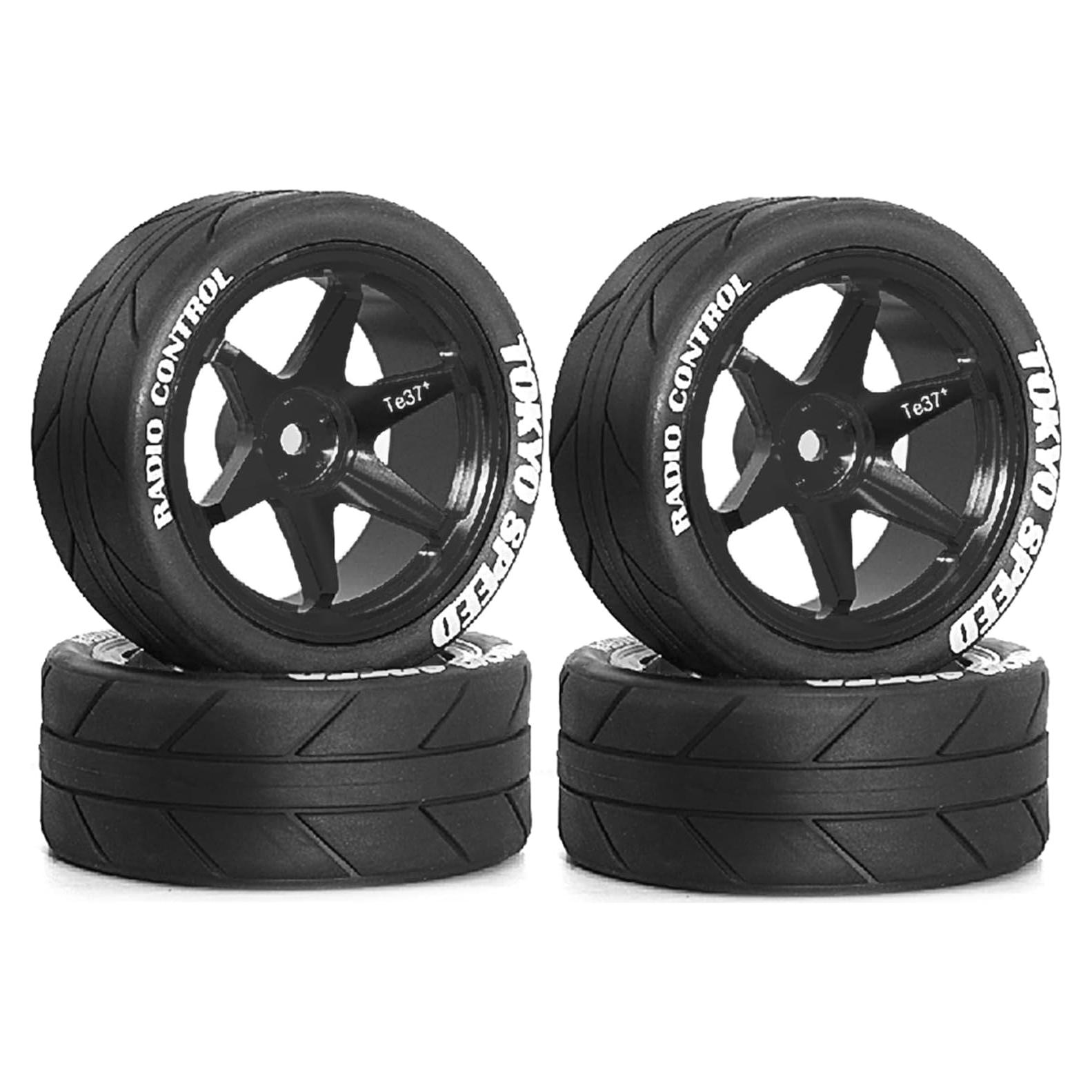 Ruedas y Neumáticos RC 12mm REDSPIDER para Tamiya y Traxxas