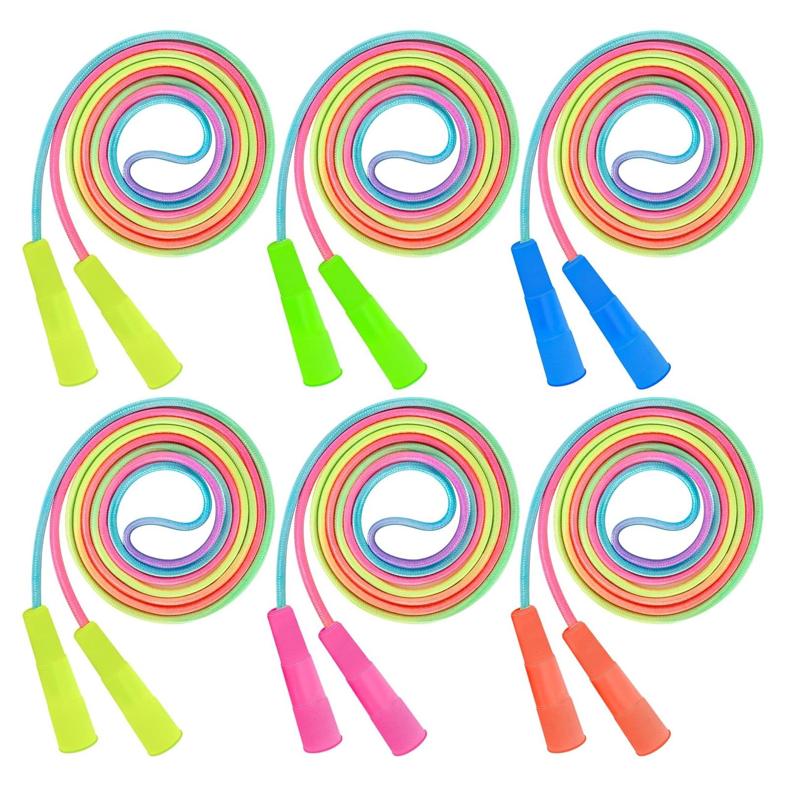 Cuerda de Saltar ZATAYE Nylon Multicolor 2.3m Ajustable 6pcs