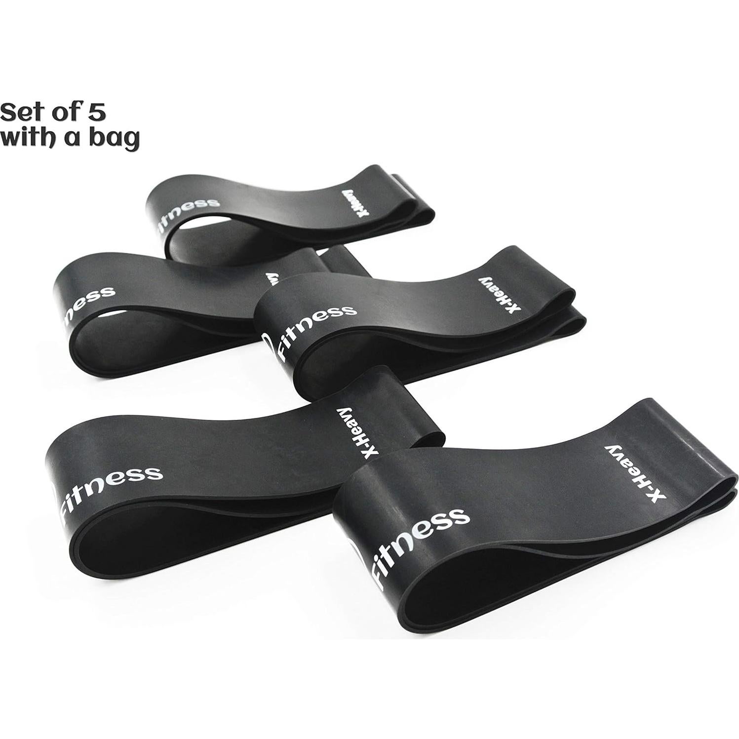 Conjunto de Bandas de Resistencia J Bryant Extra Pesadas 5 Unidades