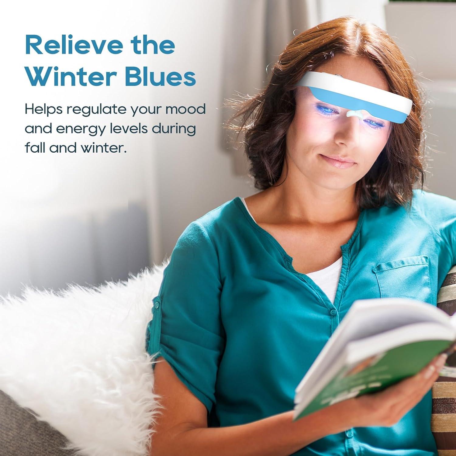 Gafas de Terapia de Luz VanBoLon 12.7x20.3cm Brillo Ajustable