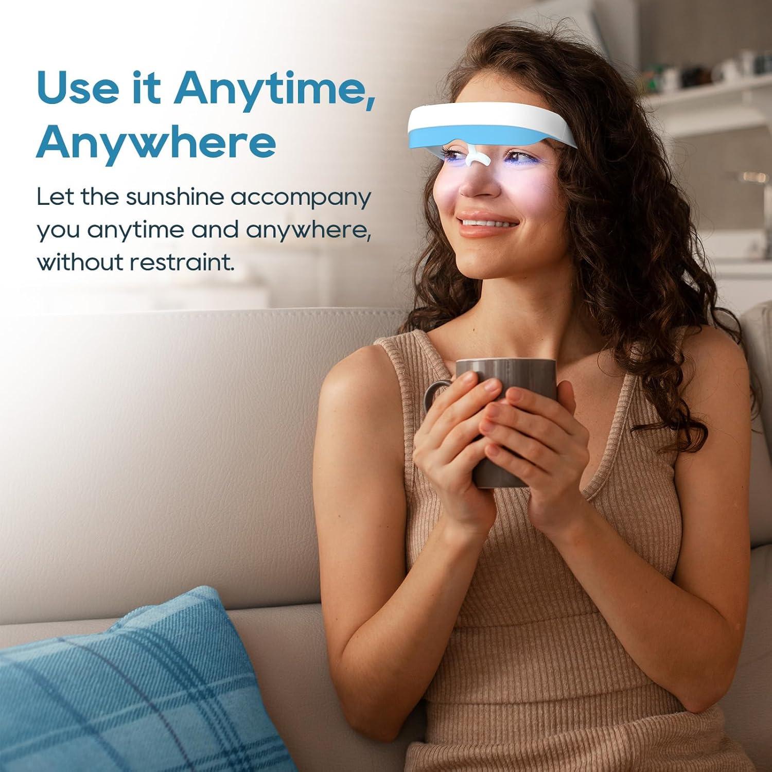 Gafas de Terapia de Luz VanBoLon 12.7x20.3cm Brillo Ajustable