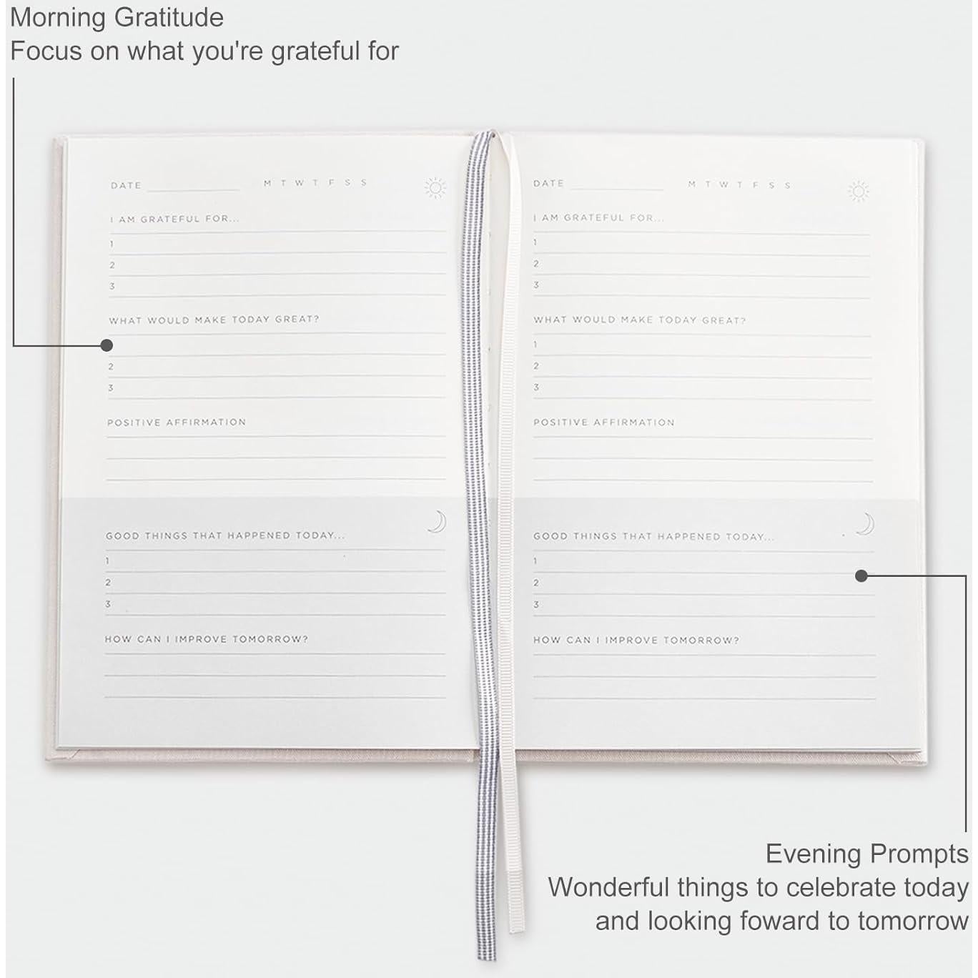 Diario de Gratitud And Per Se Rosa 160 Páginas No Datado