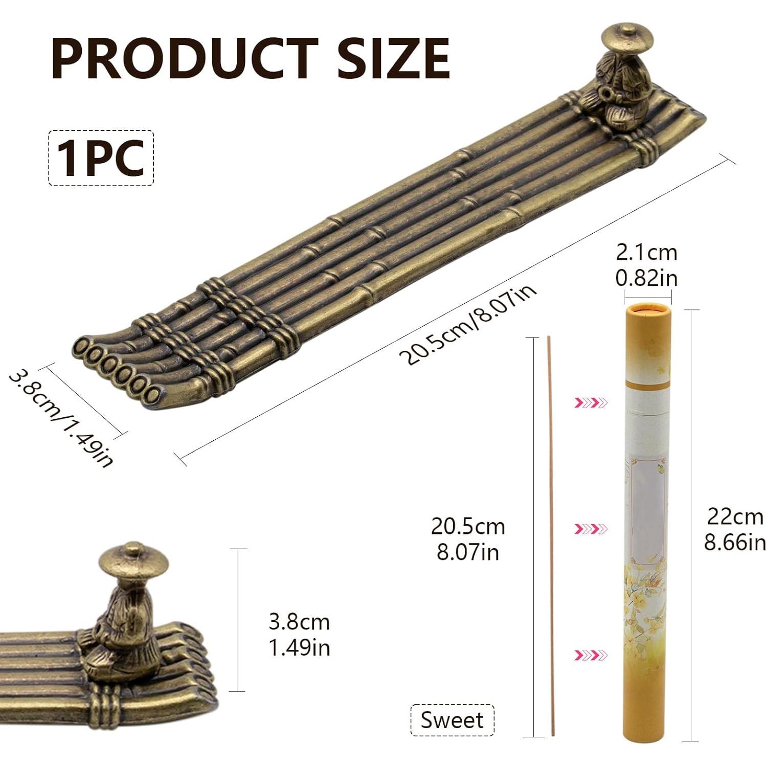 Soporte para Incienso Craftmastudio con 40 Varitas - Decoración Zen