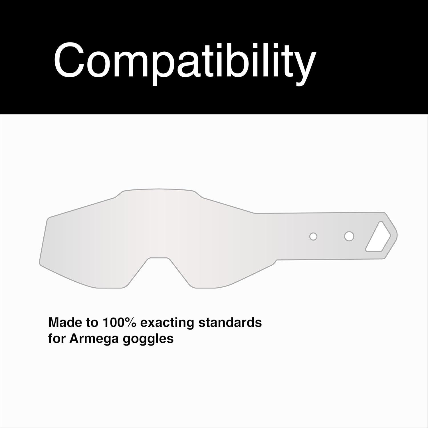 Laminados Tear-Offs 100% Armega 2x7 Paquete 36.2x11.6 cm