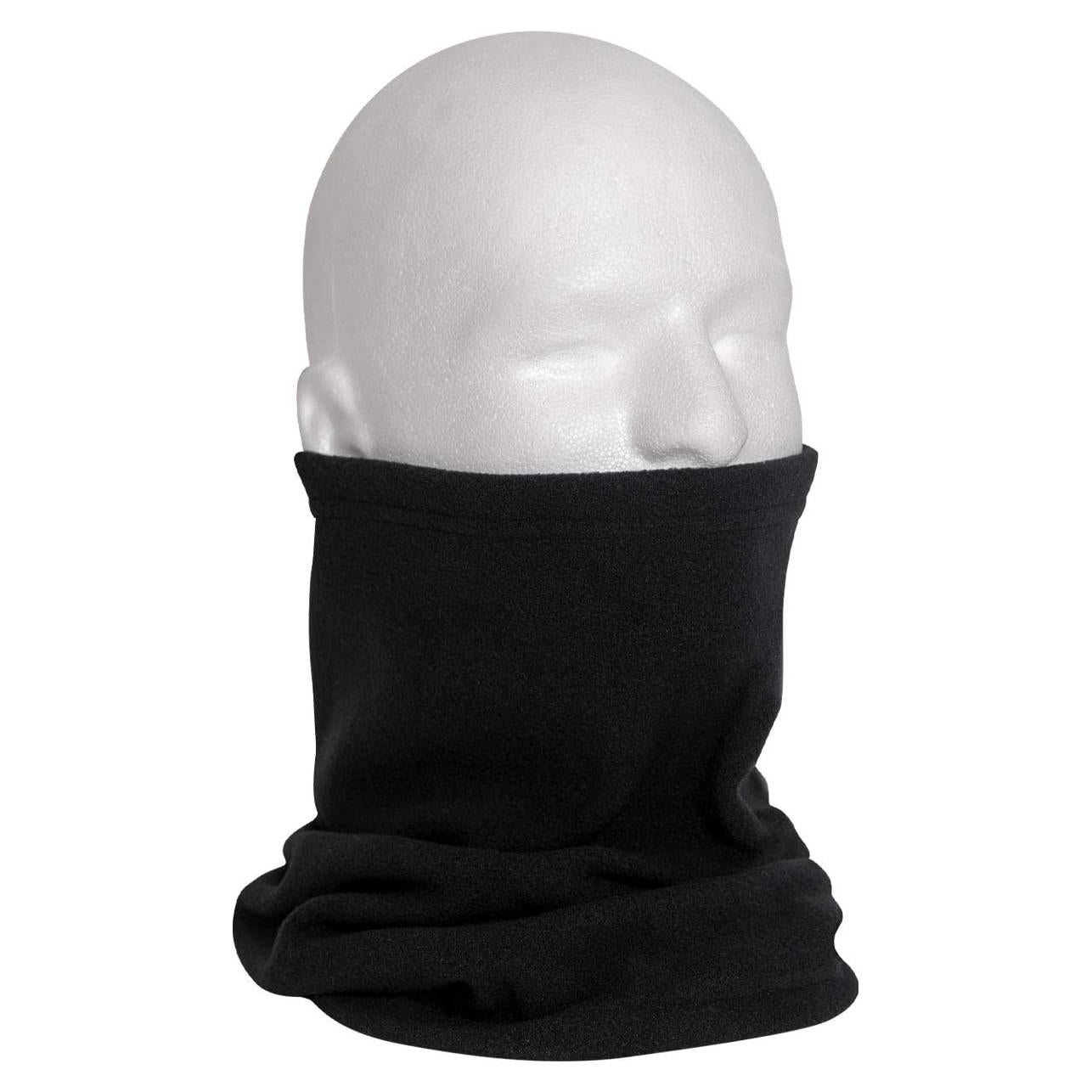 Calentador de Cuello Forro Polar Rothco Negro 27.94x38.1 cm