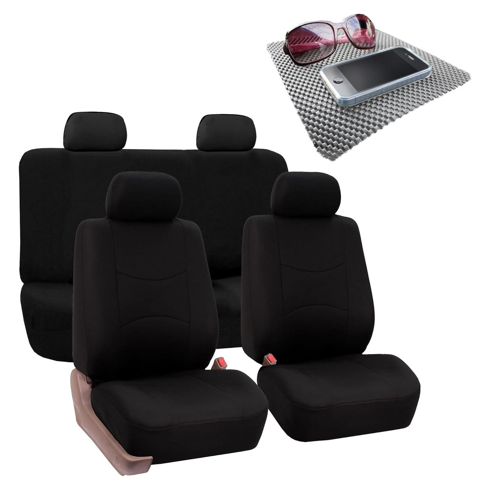 Juego Completo de Fundas de Asiento FH Group Negro Universal