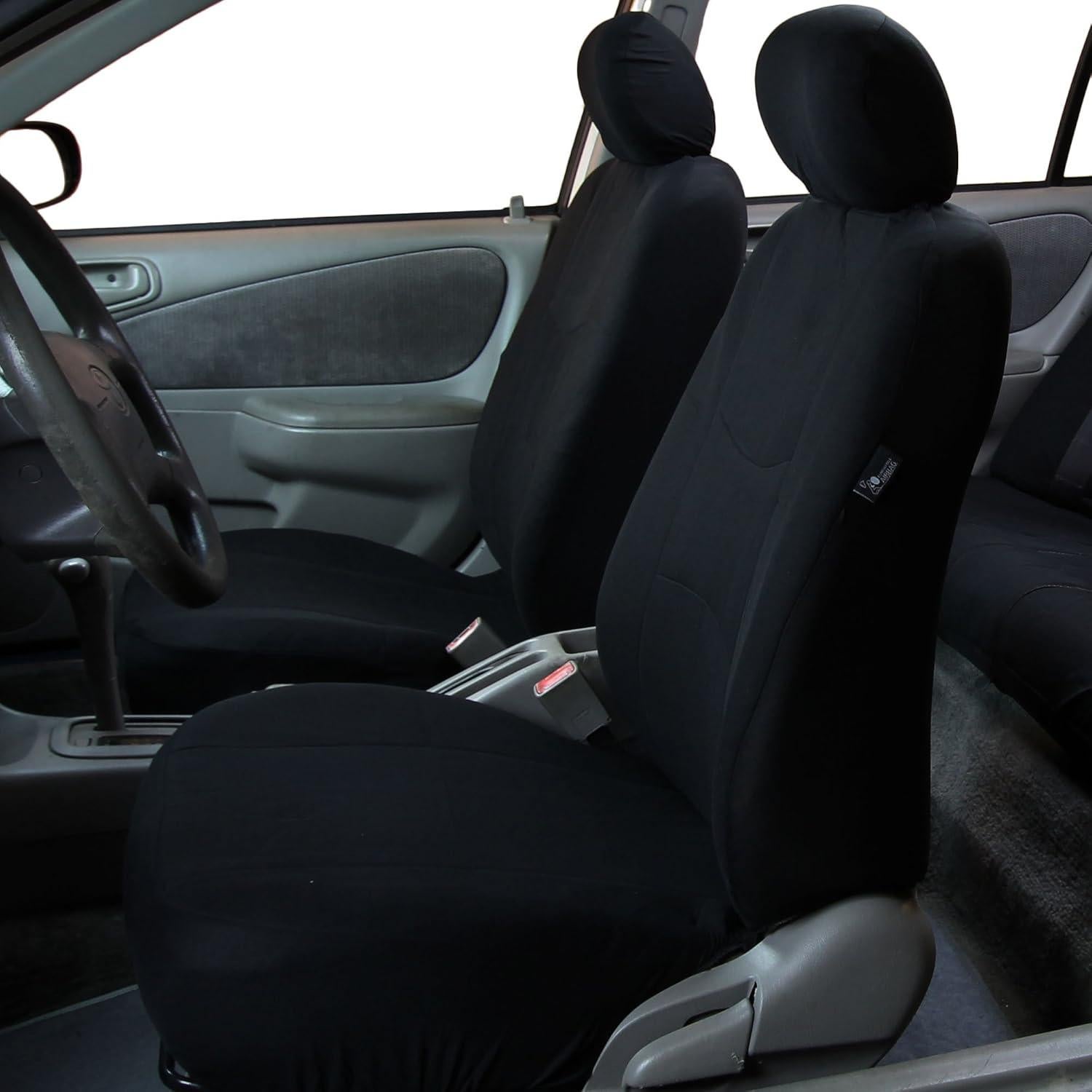 Juego Completo de Fundas de Asiento FH Group Negro Universal