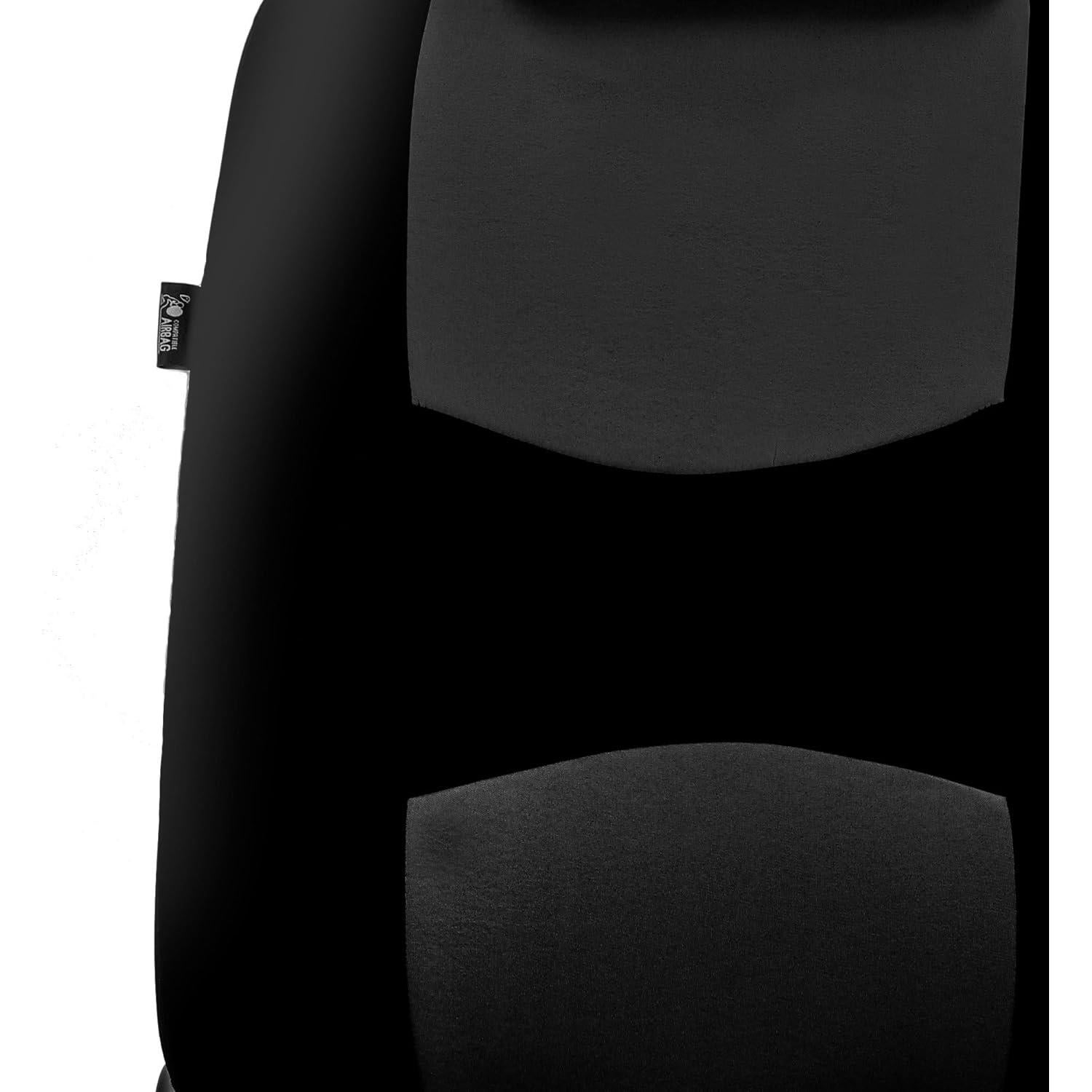 Juego Completo de Fundas de Asiento FH Group Negro Universal