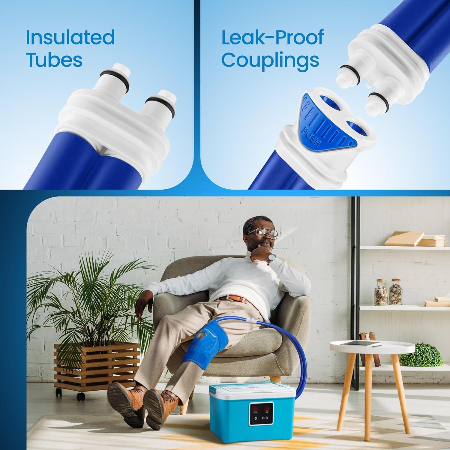 Máquina de Terapia Fría PhysioNatural - Alivio Dolor Rodilla