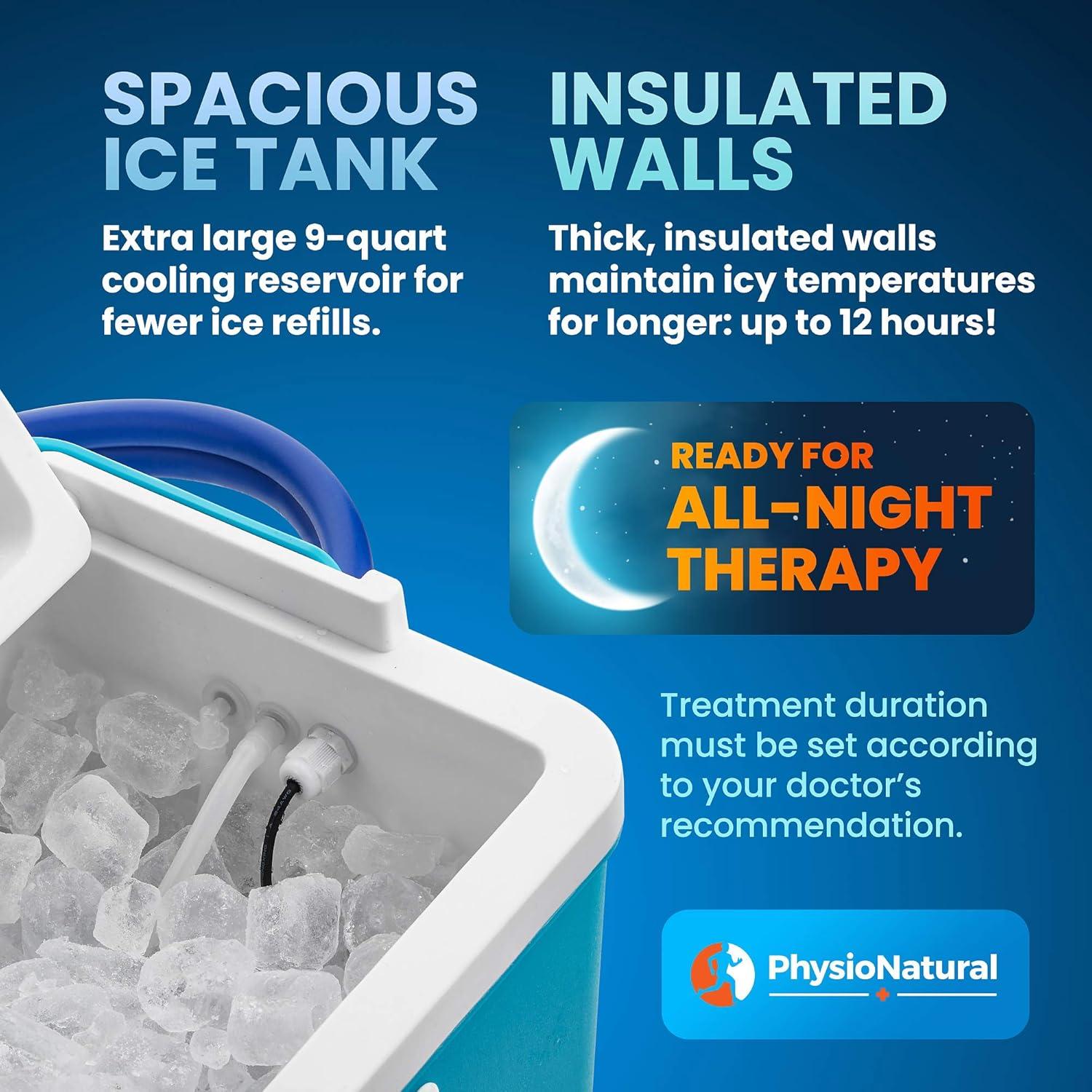 Máquina de Terapia Fría PhysioNatural - Alivio Dolor Rodilla