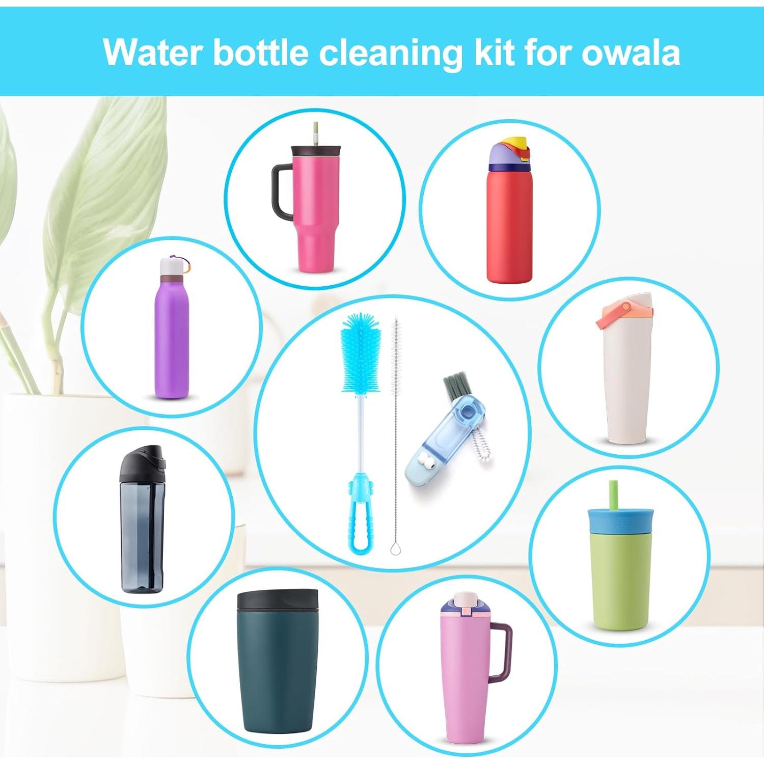 Kit de limpieza 3 en 1 XZESH para botellas Owala 33cm 28cm