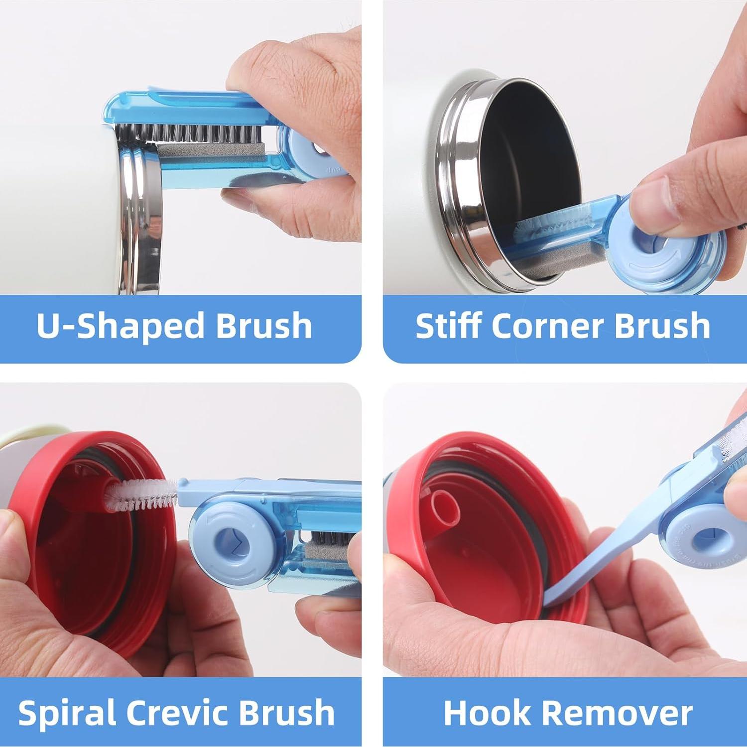 Kit de limpieza Owala 3 en 1 - Cepillos para botellas y popotes