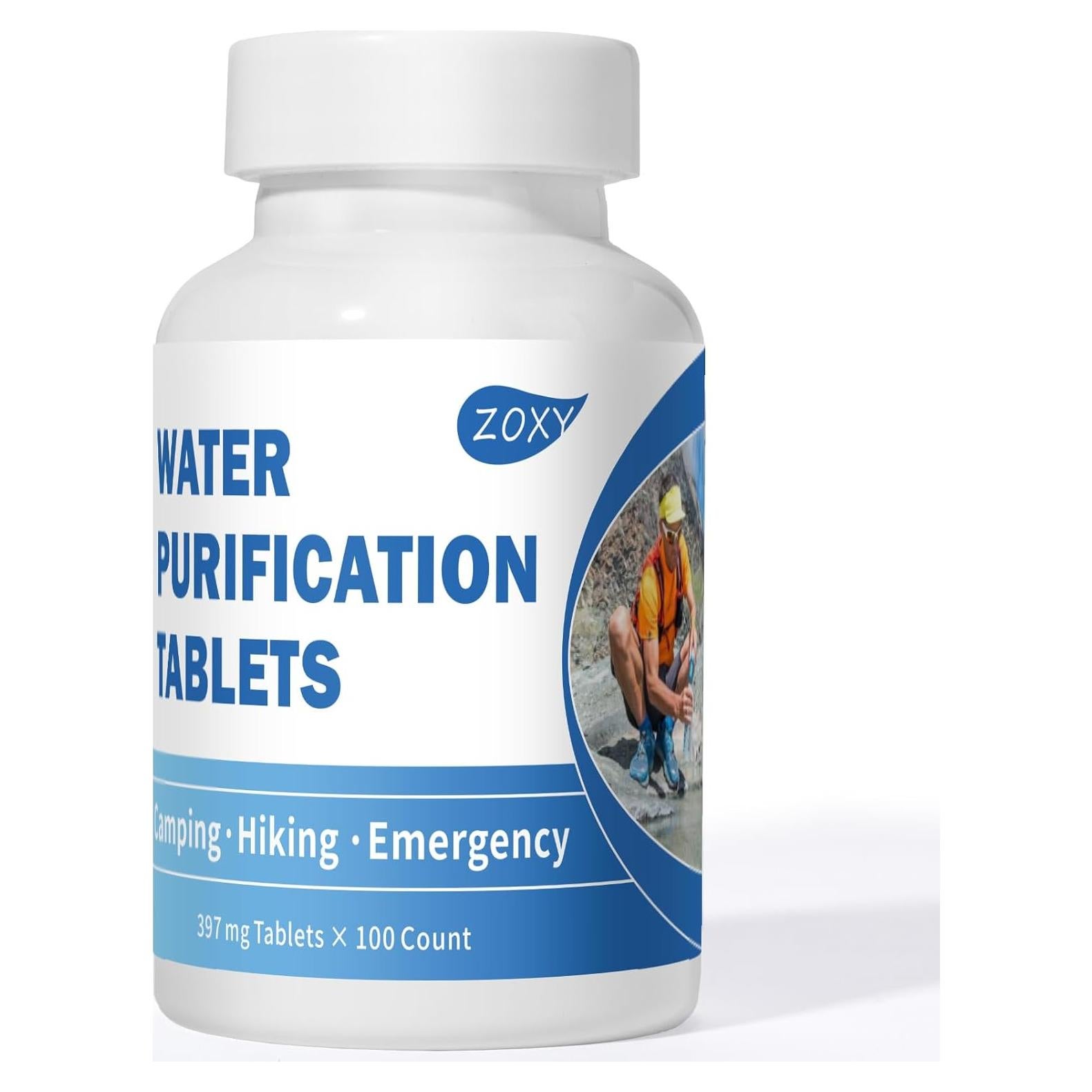 Tabletas Purificadoras de Agua ZOXY - 100 Unidades - Tratamiento Efectivo