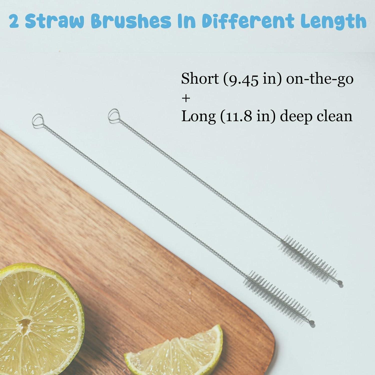 Kit de Limpieza de Botellas Gmleey 4 Piezas Silicona 30 cm