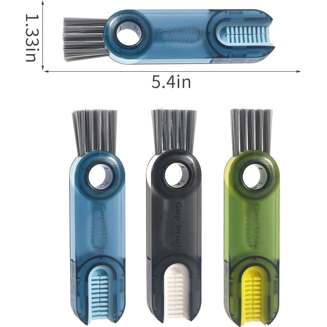 Juego de Cepillos de Limpieza 3 en 1 Vidonio Multicolor