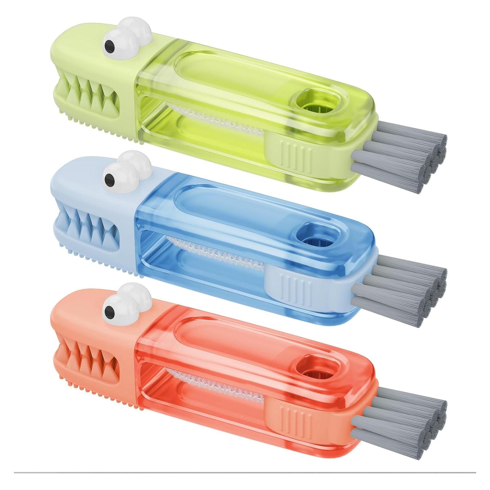 Juego de Cepillos de Limpieza 3 en 1 Nodirz - Multicolor