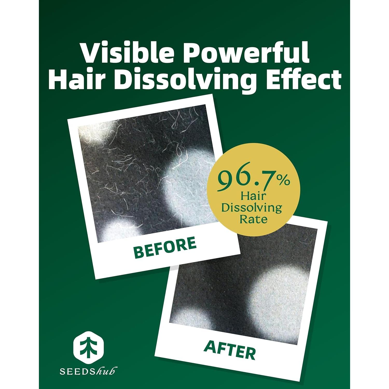 Disolvente de Pelo de Mascota Seedshub - 12 Bolsitas, 5-en-1