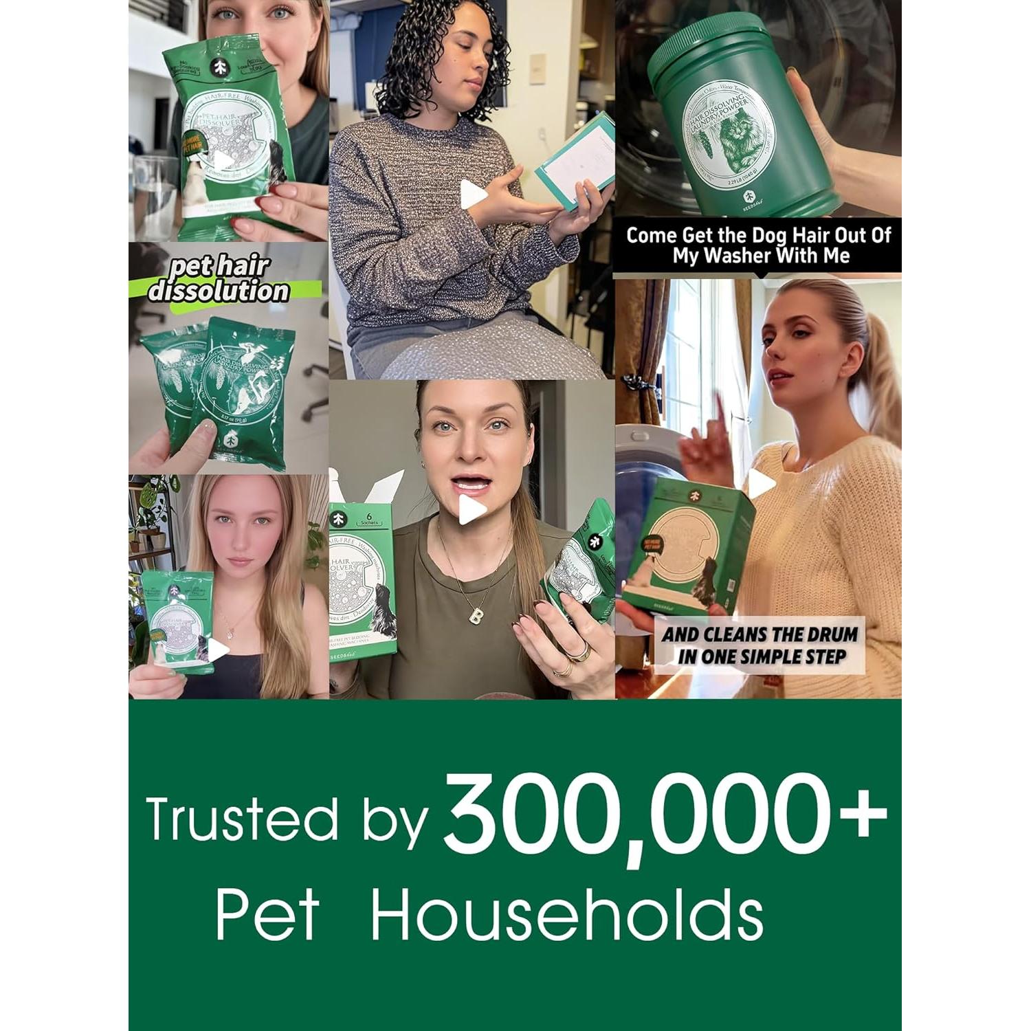 Removedor de Pelo de Mascota Seedshub 90g - 2 Paquetes