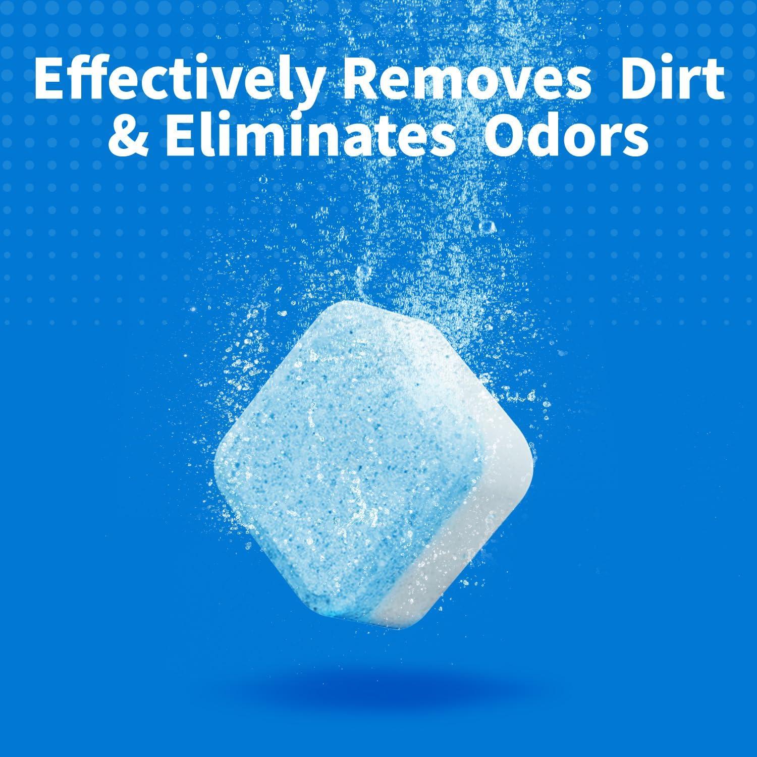 Limpiador de Lavadora Soulink - 12 Tabletas Eliminadoras de Olores