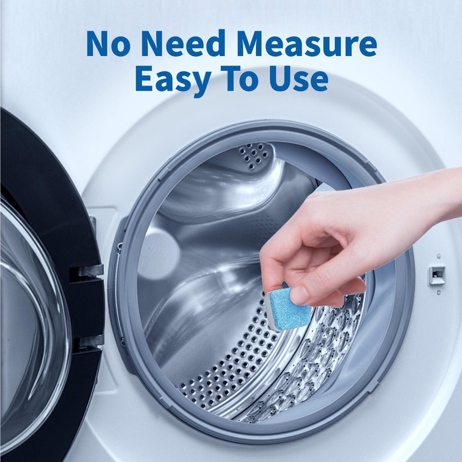 Limpiador de Lavadora Soulink - 12 Tabletas Eliminadoras de Olores