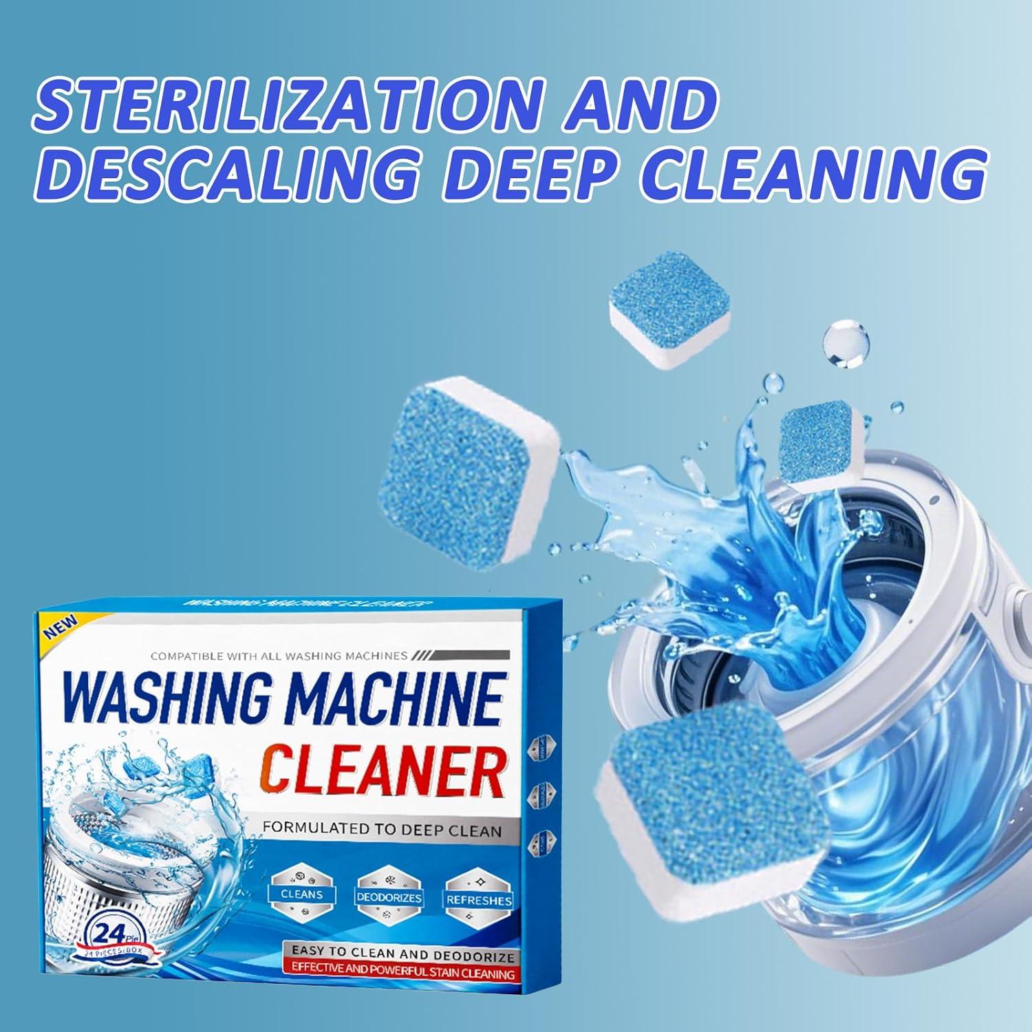 Tabletas Limpiadoras de Lavadora Deyuoau 24 Piezas 408g